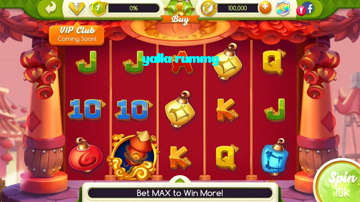 yalla rummy casino presented on mobile device in Pakistan with slots and live games